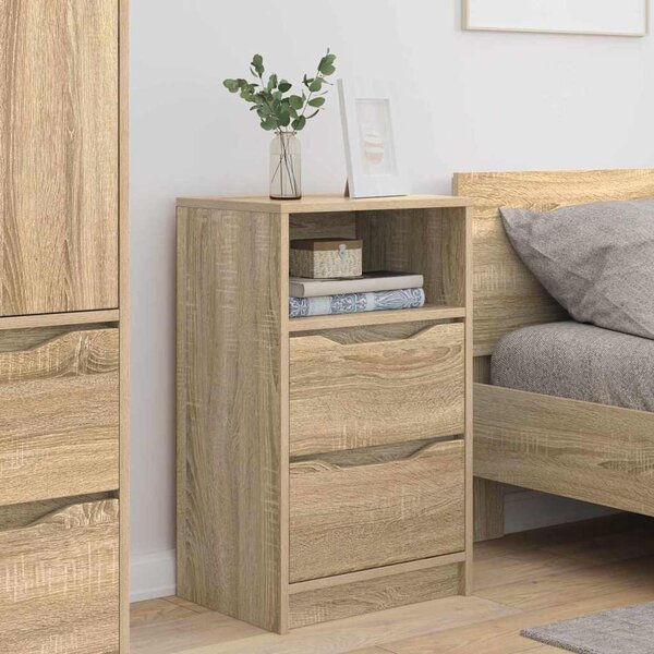 Éjjeliszekrények 2 pcs Sonoma tölgy 40 x 30 x 467 cm Faanyag