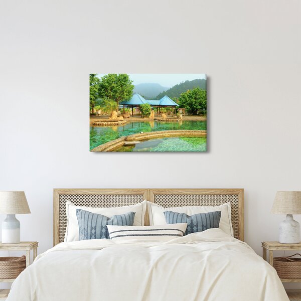 Kép - Shanghai, hotel, park (90x60 cm)