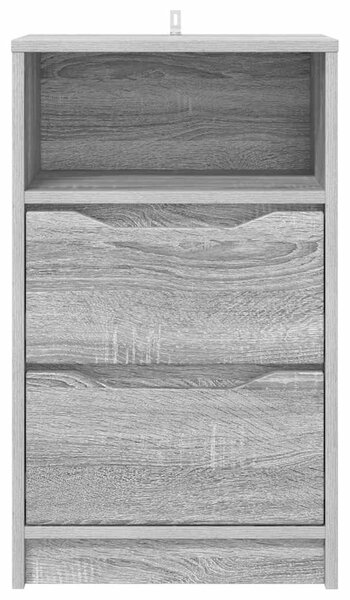 Éjjeliszekrények 2 pcs Szürke Sonoma 40 x 30 x 467 cm Faanyag