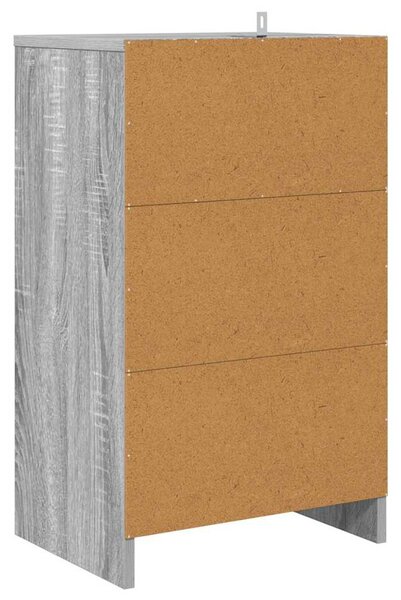 Éjjeliszekrények 2 pcs Szürke Sonoma 40 x 30 x 467 cm Faanyag