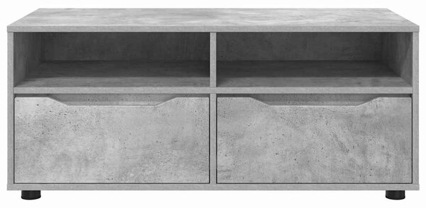 TV szekrény 100 x 48 x 43 cm Beton Szürke Szerelt Fa