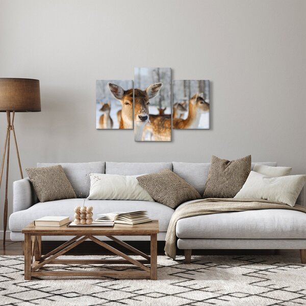 Kép - Szarvas (90x60 cm)