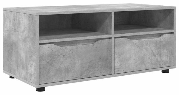 TV szekrény fiókkal Beton Szürke 100 x 48 x 43 cm Faanyag