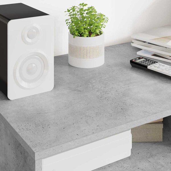 TV szekrény fiókkal Beton Szürke 100 x 48 x 43 cm Faanyag