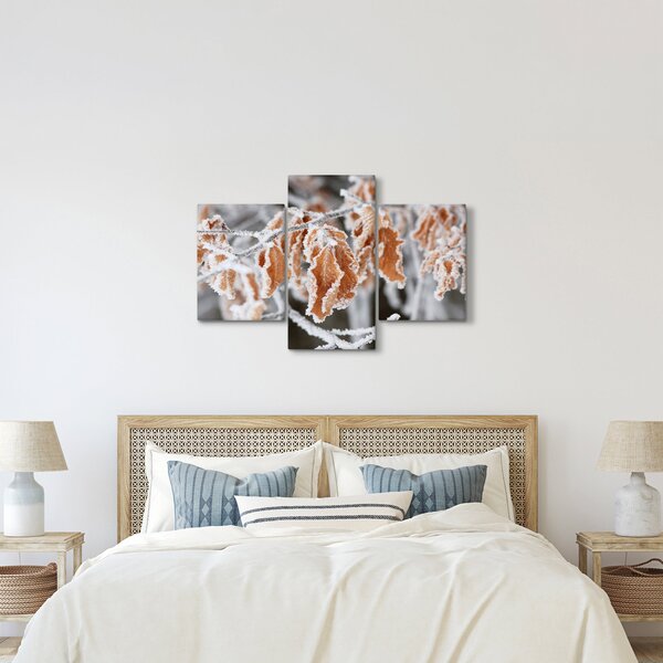 Kép - Fagyott levelek (90x60 cm)