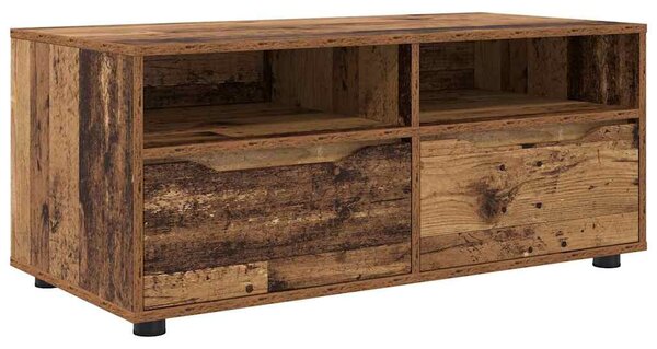 TV szekrény fiókkal Öreg fa 100 x 48 x 43 cm Faanyag