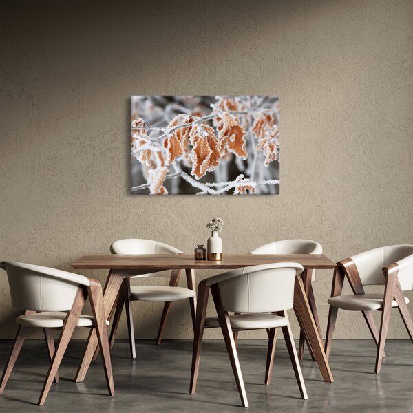 Kép - Fagyott levelek (90x60 cm)