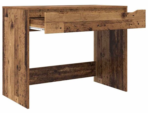 Asztal fiókkal tárolóval Öreg fa 100 x 50 x 78 cm Faanyag