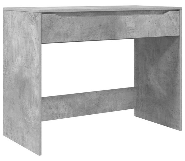 Asztal fiókkal Beton Szürke 100 x 50 x 78 cm Mérnöki fa