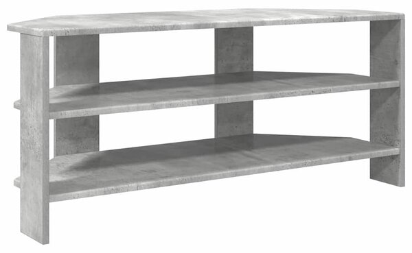 SarokTVSzekrény Beton Szürke 102x40,5x45cm Faanyag