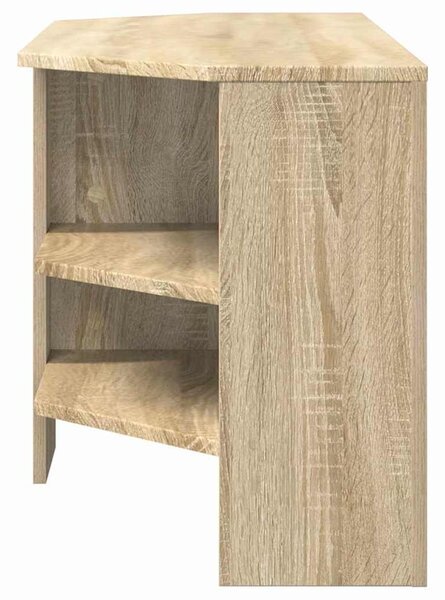 SarokTVSzekrény Sonoma tölgy 102 x 40,5 x 45 cm Faanyag