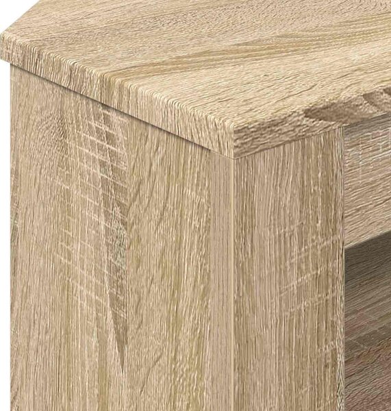 SarokTVSzekrény Sonoma tölgy 102 x 40,5 x 45 cm Faanyag