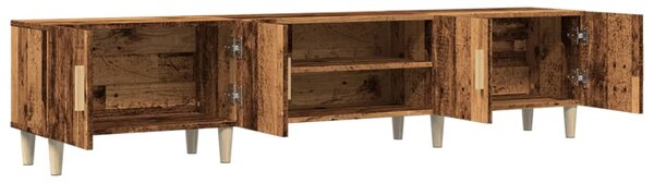 Antik fa színű szerelt fa TV-szekrény 180 x 31,5 x 40 cm