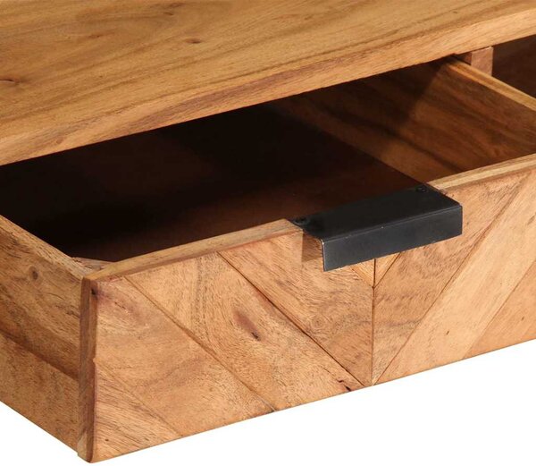 Tömör akácfa dohányzóasztal 110 x 55 x 40 cm