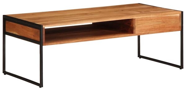 Tömör akácfa dohányzóasztal 110 x 55 x 40 cm