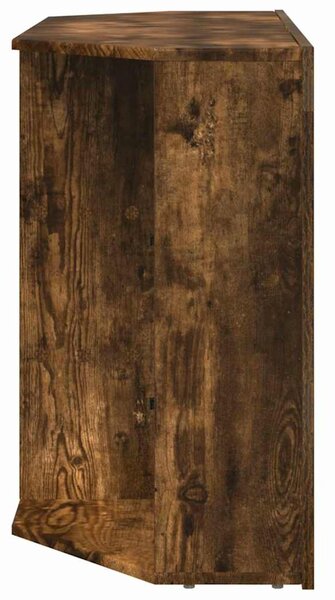 Sarok LED TV szekrény 100x40x68cm Füstölt tölgy Szerelt Fa