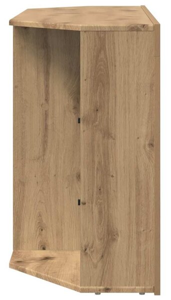 Sarok LED TV szekrény 100x40x68cm Artisan tölgy Szerelt Fa