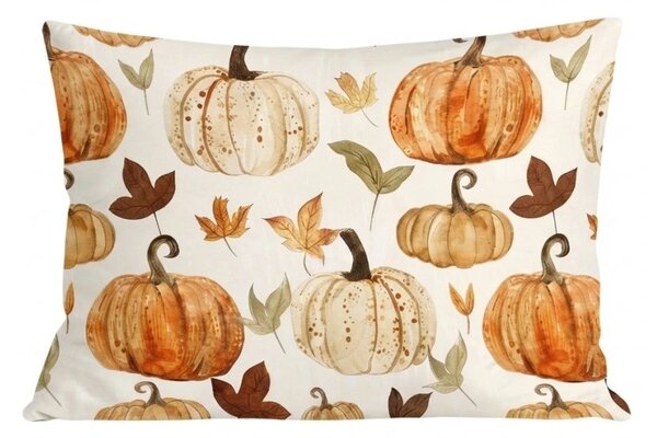 Flanel párnahuzat GOLDEN PUMPKINS 50x70 cm, színes