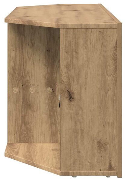 Sarok LED TV szekrény 100 x 40 x 50 cm Artisan tölgy Szerelt Fa