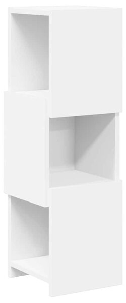 Sarokszekrény Fehér 25,5x25x80cm Faanyag