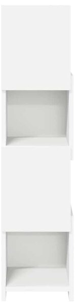 Sarokszekrény Fehér 25,5x25x102cm Faanyag