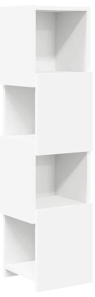 Sarokszekrény Fehér 25,5x25x102cm Faanyag