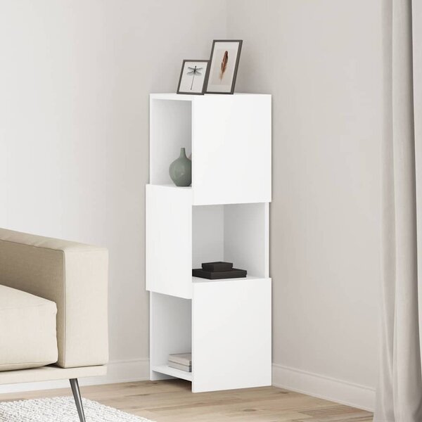 Sarokszekrény Fehér 30,5x30x95cm Faanyag
