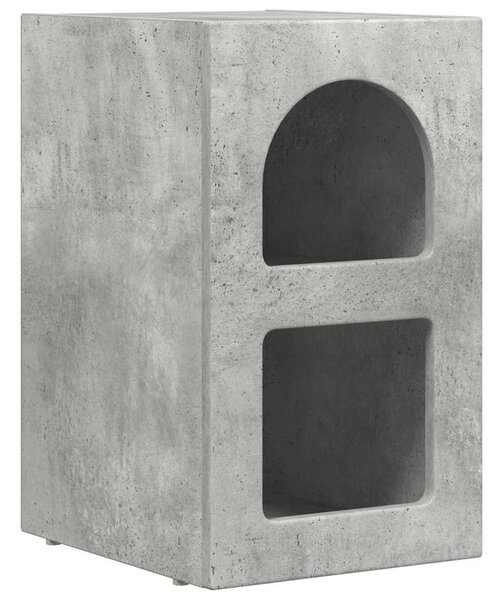 Éjjeli asztal ELST Beton Szürke 29,5 x 33,5 x 50 cm Szerelt Fa