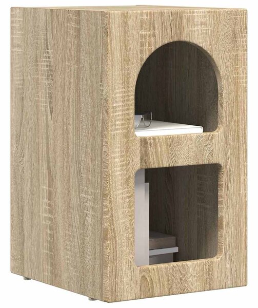 Éjjeli asztal ELST Sonoma tölgy 29,5 x 33,5 x 50 cm Szerelt Fa