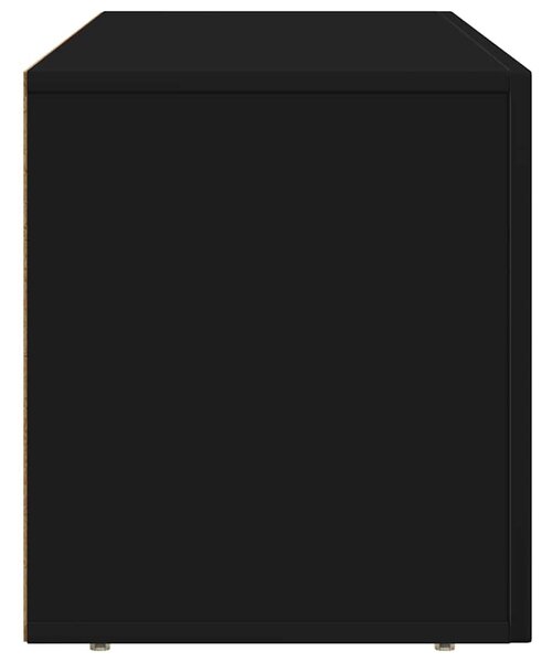 TV szekrény Fekete 100 x 35 x 40 cm Faanyag