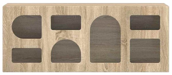 TV szekrény ELST 100 x 35 x 40 cm Sonoma tölgy Faanyag