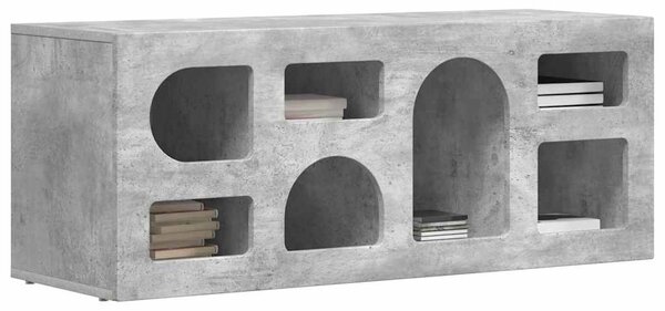 TV szekrény ELST 100 x 35 x 40 cm Beton Szürke Faanyag