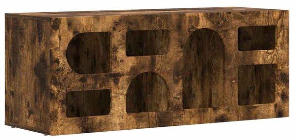 TV szekrény ELST 100 x 35 x 40 cm Füstölt tölgy Faanyag