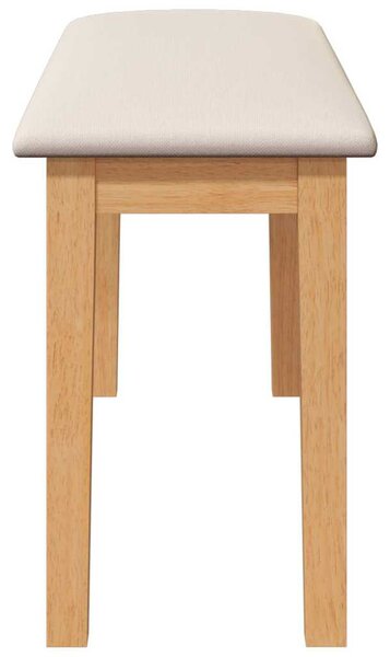 Tömörfa gumiból pad 90 cm