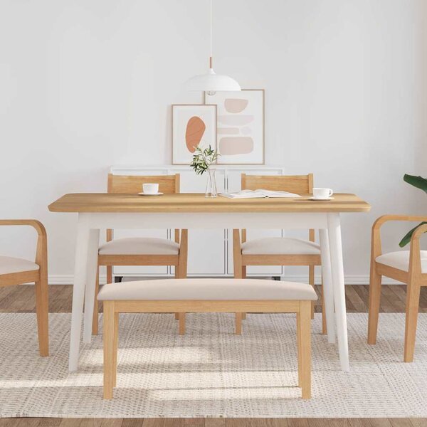 Tömörfa gumiból pad 90 cm