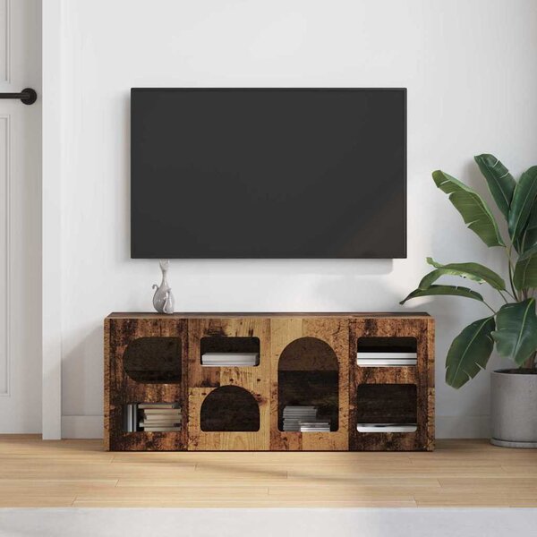 TV szekrény ELST 100 x 35 x 40 cm Öreg fa Faanyag