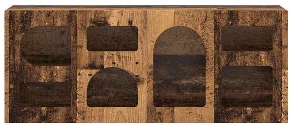 TV szekrény ELST 100 x 35 x 40 cm Öreg fa Faanyag