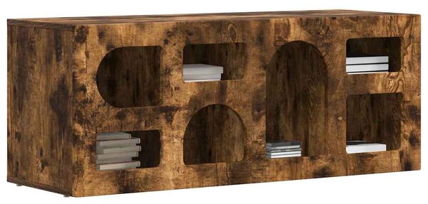 TV szekrény ELST 100 x 35 x 40 cm Füstölt tölgy Faanyag