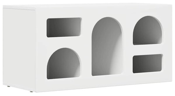 TV szekrény Fehér 80 x 35 x 40 cm Faanyag