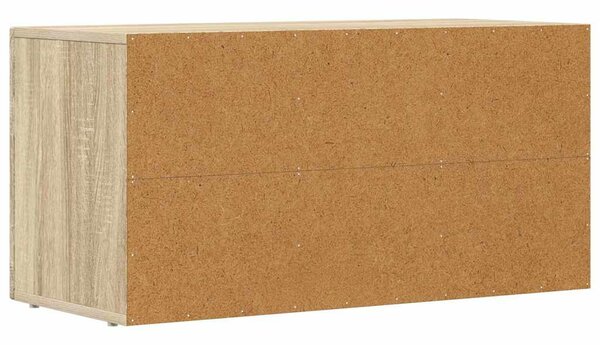 TV szekrény ELST 80 x 35 x 40 cm Sonoma tölgy Faanyag