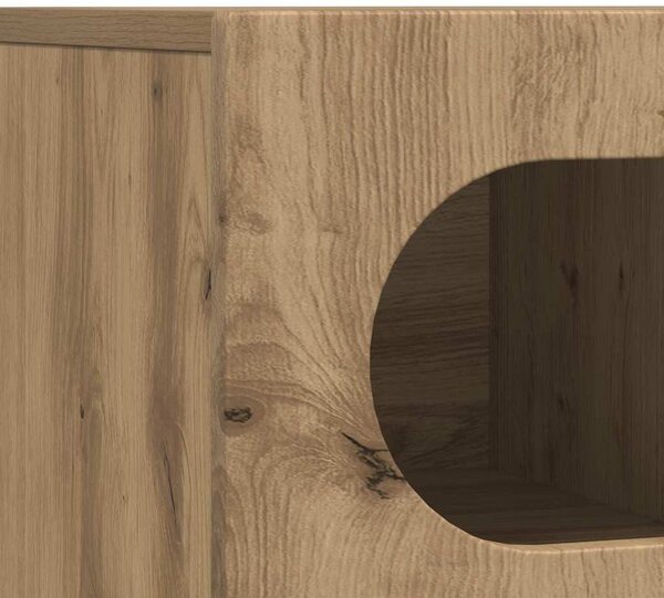 TV szekrény ELST 100 x 35 x 40 cm Artisan tölgy Faanyag