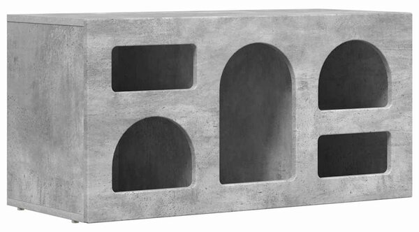 TV szekrény ELST 80 x 35 x 40 cm Beton Szürke Faanyag
