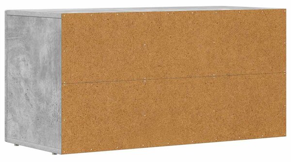 TV szekrény ELST 80 x 35 x 40 cm Beton Szürke Faanyag