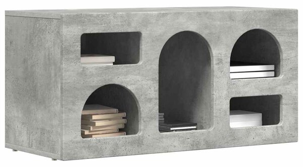 TV szekrény ELST 80 x 35 x 40 cm Beton Szürke Faanyag