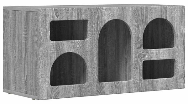 TV szekrény ELST 80 x 35 x 40 cm Szürke Sonoma Faanyag
