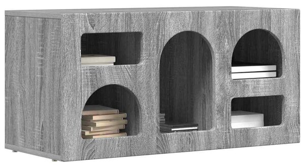 TV szekrény ELST 80 x 35 x 40 cm Szürke Sonoma Faanyag