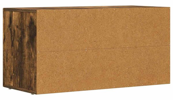 TV szekrény ELST 80 x 35 x 40 cm Füstölt tölgy Faanyag
