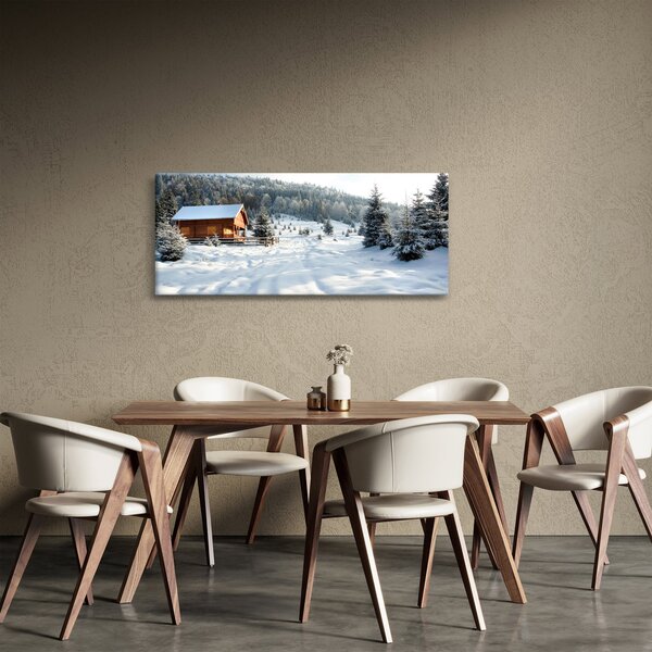 Kép - Hegyi kunyhó (120x50 cm)