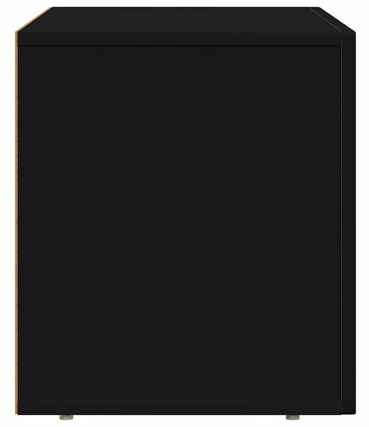 TV szekrény Fekete 60 x 35 x 40 cm Faanyag