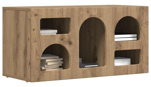 TV szekrény ELST 80 x 35 x 40 cm Artisan tölgy Faanyag
